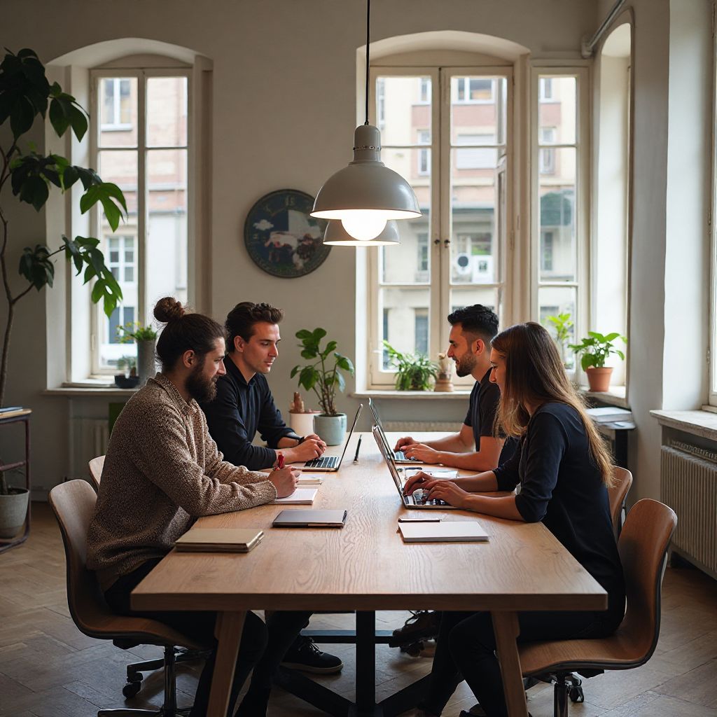 Ufficio UX Mobile a Firenze con team al lavoro